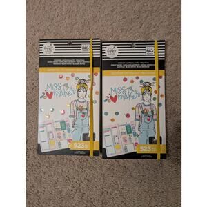 Happy Planner Miss Maker Accessory Sticker Book Bundle (2) | Craft Planner